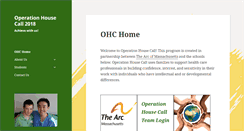 Desktop Screenshot of operationhousecall.com
